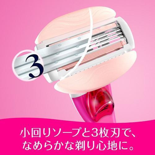 ジレット ヴィーナス コンフォートスムース フラワーパフューム ホルダー 替刃1個付 ( 1コ入 )/ ジレット ヴィーナス(Gillette Venus)｜soukai｜05