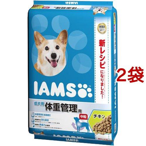 アイムス 成犬用 体重管理用 チキン 中粒 12kg 2袋セット アイムス 爽快ドラッグ 通販 Yahoo ショッピング