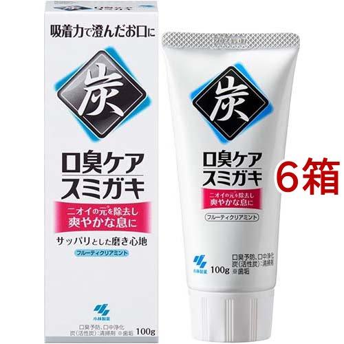 口臭ケアスミガキ 活性炭配合 ( 100g*6箱セット )/ スミガキ 炭配合
