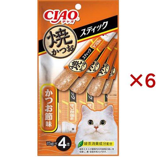 いなば チャオ 焼かつおスティック かつお節味 ( 4本入×6セット(1本15g