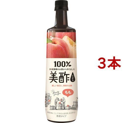 美酢 ミチョ 桃 900ml 3本セット 美酢 ミチョ 318 爽快ドラッグ 通販 Yahoo ショッピング