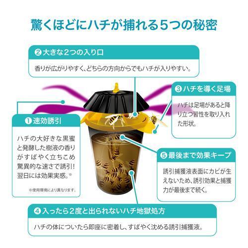 ハチがホイホイ 蜂用捕獲器 3個セット アース 83820 爽快ドラッグ 通販 Yahoo ショッピング
