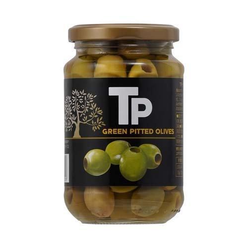 TP スペイン産 グリーンオリーブ 種抜き 塩漬け オヒブランカ種 ( 340g