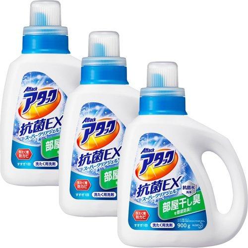 アタック 抗菌ex スーパークリアジェル 洗濯洗剤 本体 900g 3個セット アタック 594 爽快ドラッグ 通販 Yahoo ショッピング