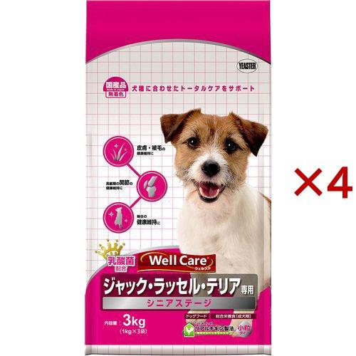 ウェルケア ジャックラッセルテリア専用 シニアステージ 1kg 3袋入 4セット ウェルケア Wellcare 89756 爽快ドラッグ 通販 Yahoo ショッピング