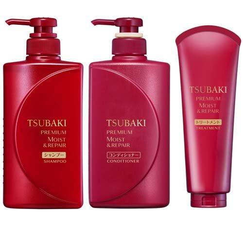 ツバキ(TSUBAKI) プレミアムモイスト＆リペア 本体ペア+トリートメント