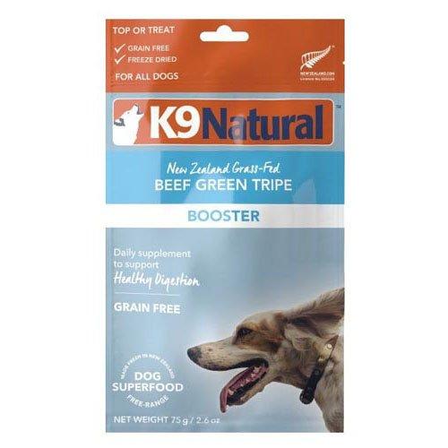 K9 Natural フリーズドライ ビーフ・グリーントライプ ( 75g ) : 爽快