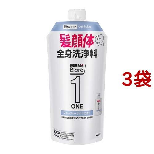 メンズビオレONE オールインワン全身洗浄料 フルーティーサボンの香り