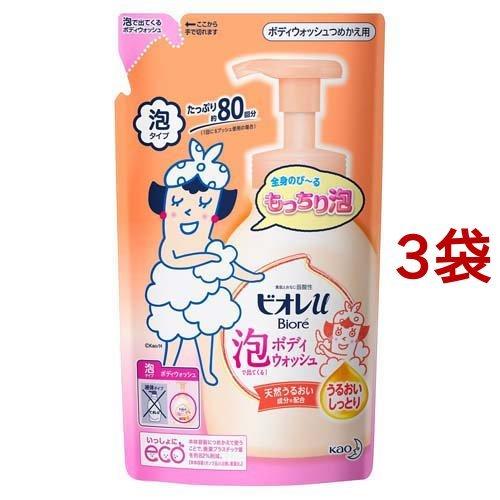 ビオレu 泡で出てくるボディウォッシュうるおいしっとり つめかえ用