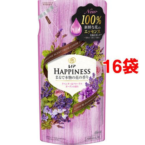 レノアハピネス ナチュラルフレグランス ラベンダー フローラルガーデン つめかえ用 400ml 16袋セット レノアハピネス 爽快ドラッグ 通販 Yahoo ショッピング