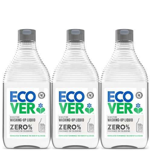 エコベール ゼロ 食器用洗剤 無香料 無着色 本体 おしゃれ ボトル 450ml 3本セット エコベール Ecover 爽快ドラッグ 通販 Yahoo ショッピング