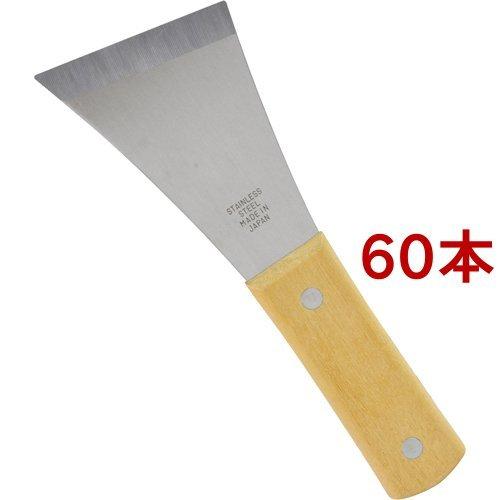 E-Value 木柄皮スキ ステンY型 斜 60mm ( 60本セット )/ E-Value