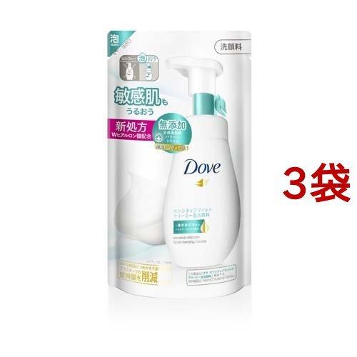 ダヴ センシティブマイルド クリーミー泡洗顔料 つめかえ用 敏感肌用 140ml 3袋セット ダヴ Dove 爽快ドラッグ 通販 Yahoo ショッピング
