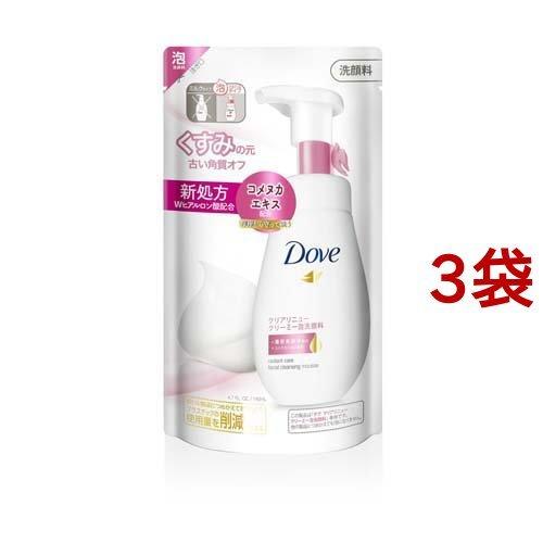 ダヴ クリアリニュークリーミー泡洗顔料 詰替え用 140ml 3袋セット ダヴ Dove 爽快ドラッグ 通販 Yahoo ショッピング