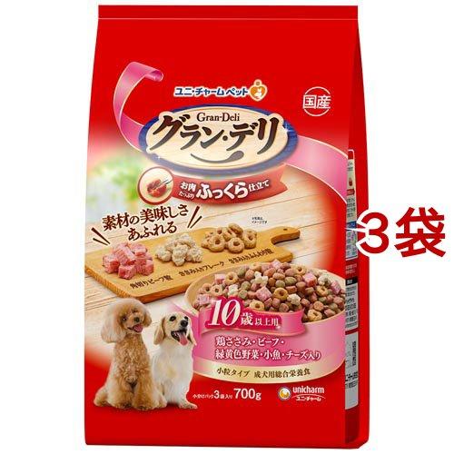 グラン・デリ ソフト 10歳以上用 鶏ささみ・ビーフ・緑黄色野菜・小魚