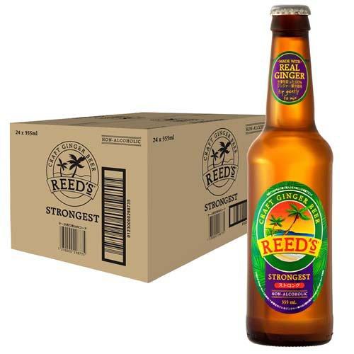 Reed's(リーズ) ジンジャービア ストロンゲスト 辛口 ノンアル ( 355ml