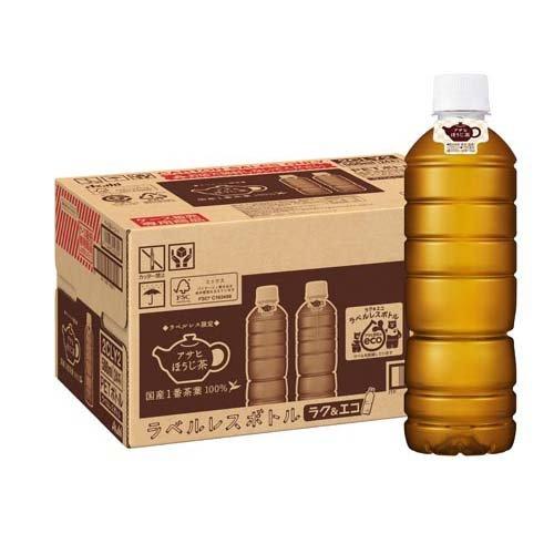 アサヒ ほうじ茶 ラベルレスボトル ( 500ml×24本入 )/ お茶 ) : 爽快