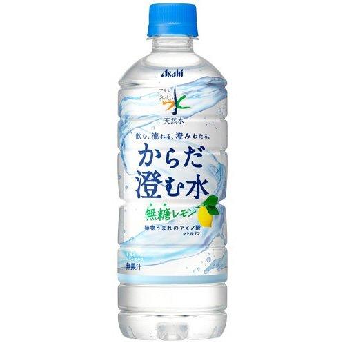 アサヒ おいしい水 天然水 からだ澄む水 無糖レモン ( 600ml×24本入