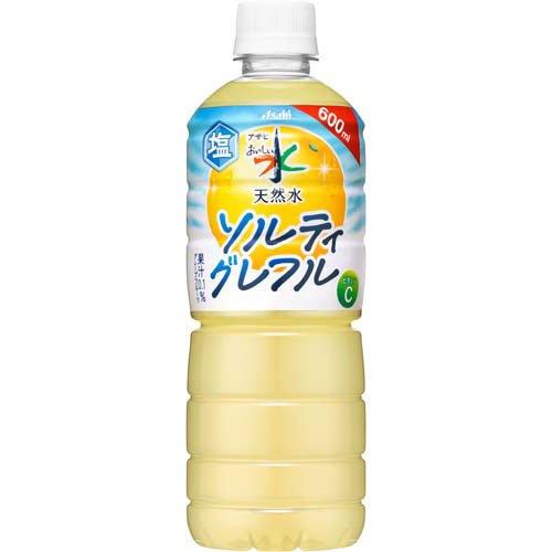 最高級の天然水 アサヒ おいしい水 天然水 ソルティグレフル ( 600ml×24本入 )/ : 爽快