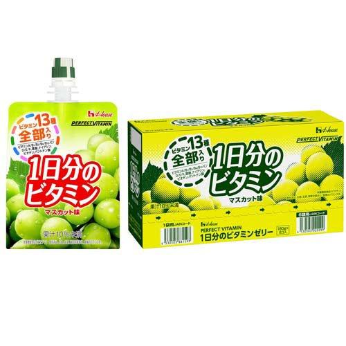 パーフェクトビタミン 1日分のビタミンゼリー マスカット味 ( 180g*6コ