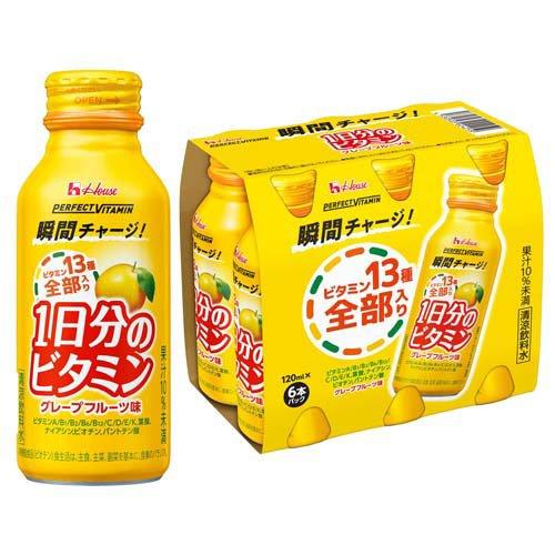 パーフェクトビタミン 1日分のビタミン グレープフルーツ味 ( 120ml×6
