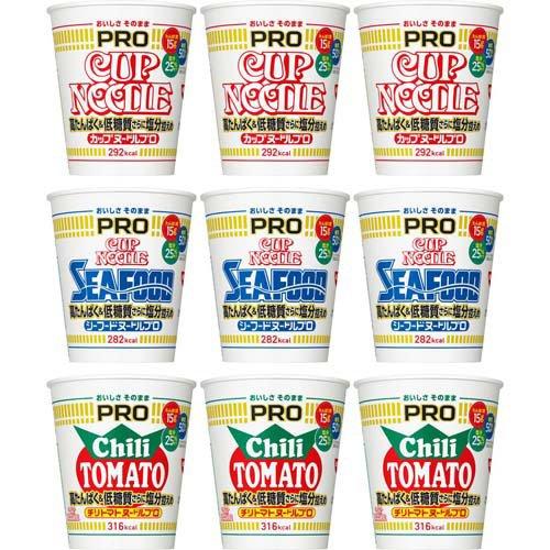 カップヌードル PRO 高たんぱく＆低糖質 ( 9食入 )/ : 爽快ドリンク