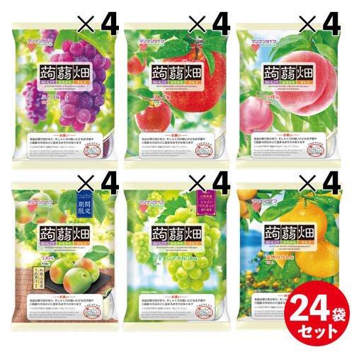 企画品)蒟蒻畑6種アソートセット ( 24袋入 )/ 蒟蒻畑 こんにゃくゼリー
