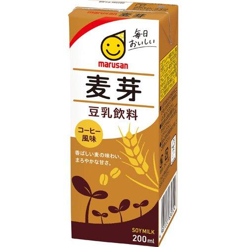 マルサン 豆乳飲料 麦芽 ( 200ml×24本セット )/ 健康 イソフラボン