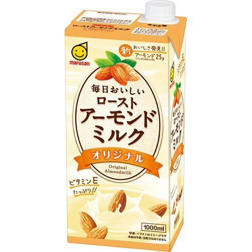 マルサン 毎日おいしいローストアーモンドミルク オリジナル ( 1000ml*6本入 )/ マルサン｜soukaidrink