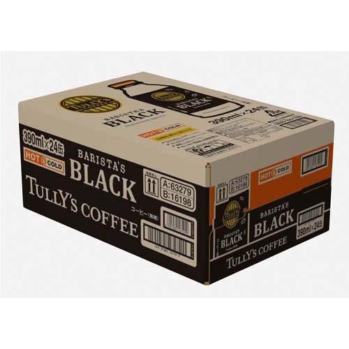 伊藤園 タリーズコーヒー バリスタズブラック HOT&COLD対応 ボトル缶 ( 390ml*24本入 )|soukaidrink|03