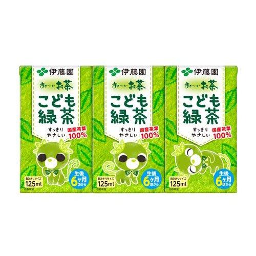 伊藤園 こども緑茶 おーいお茶 紙パック ( 3本入×12セット(1本125ml