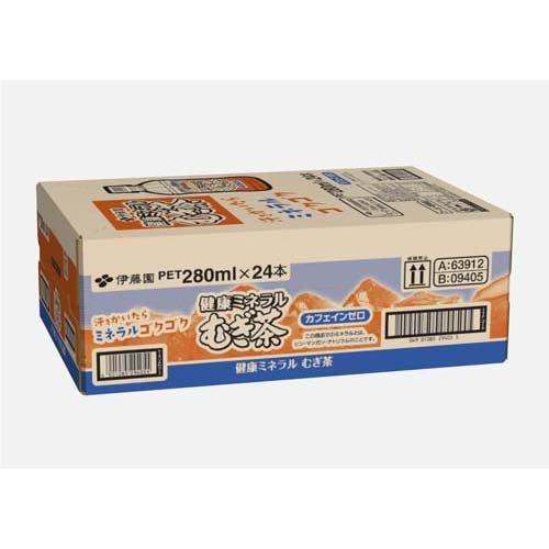 伊藤園 健康ミネラルむぎ茶 ( 280ml*24本 )/ 麦茶 ) : 爽快ドリンク