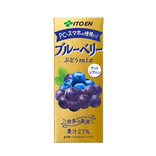 伊藤園 ブルーベリーミックス エコパック 紙パック ( 200ml×24本入