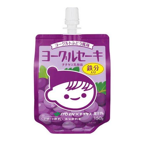 伊藤園 ヨーグルセーキ ヨーグルトぶどう風味 パウチ ( 150g×30袋入