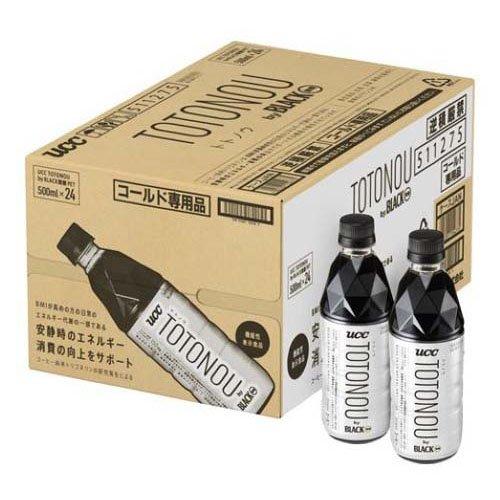 UCC TOTONOU by BLACK無糖 PET ( 500ml×24本入 )/ ブラック : 爽快