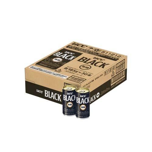 UCC ブラック無糖 缶 ( 185g*30本入 )/ ブラック アイスコーヒー