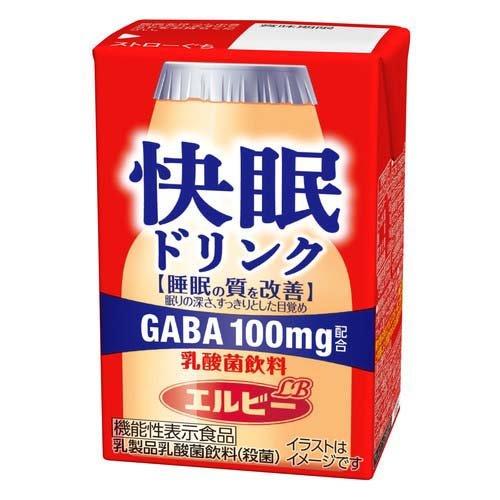 快眠ドリンク 乳酸菌飲料 ( 125ml*24本入 )/ エルビー飲料 : 爽快