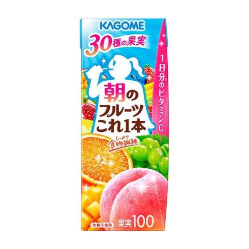 【￼計138本】　カゴメ　朝のフルーツこれ1本　野菜生活100 カゴメ 朝のフルーツこれ一本 ( 200ml×24本入 )/ 野菜生活100 紙