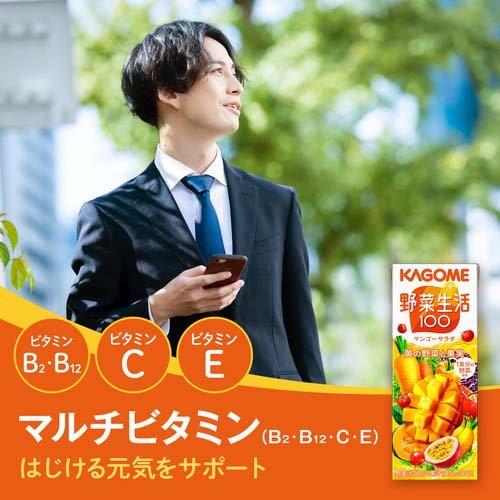 野菜生活100 マンゴーサラダ ( 200ml*24本入 )/ 野菜生活 ( マンゴー ジュース ビタミン )｜soukaidrink｜04