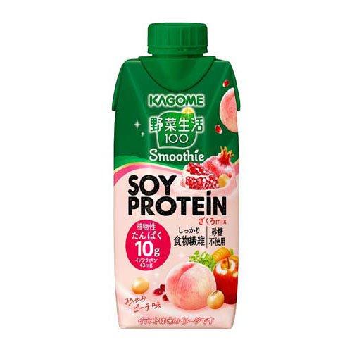 企画品)野菜生活100スムージー ソイプロテインざくろMIX ( 330ml×12本
