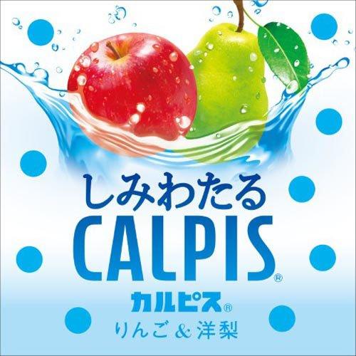 しみわたるカルピス りんご＆洋梨 ( 490ml×24本入 )/ カルピス : 爽快