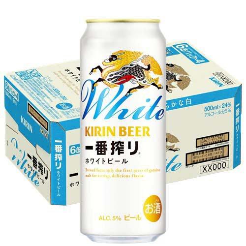 キリン一番搾り ホワイトビール ( 500ml×24本 )/ 一番搾り : 爽快 