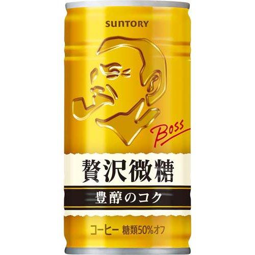ボス 贅沢微糖 ( 185g×30本入 )/ BOSS コーヒー 缶 缶コーヒー