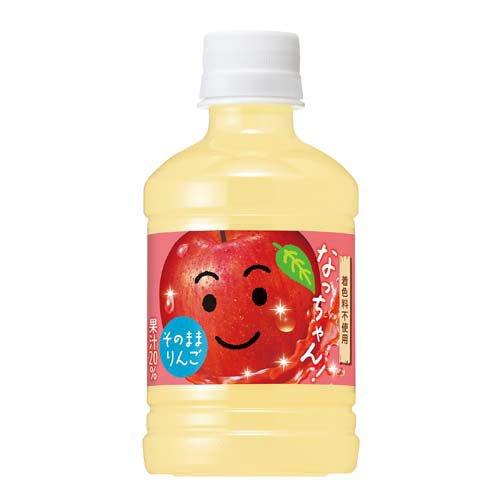りんこちゃん なっちゃん りんご ( 280ml*24本入 )/ : 爽快ドリンク専門店 - 通販