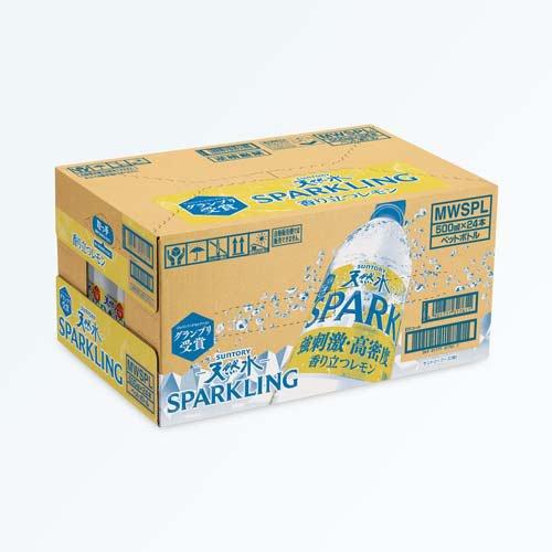サントリー 天然水 SPARKLINGレモン ( 500ml*24本 )/ サントリー天然水