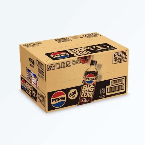 ペプシ 生 BIG ZERO ( 600ml*24本入 )/ ペプシ(PEPSI) : 爽快ドリンク