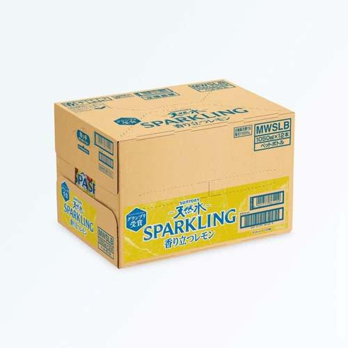 サントリー 天然水 SPARKLINGレモン ( 1050ml*12本入 )/ サントリー