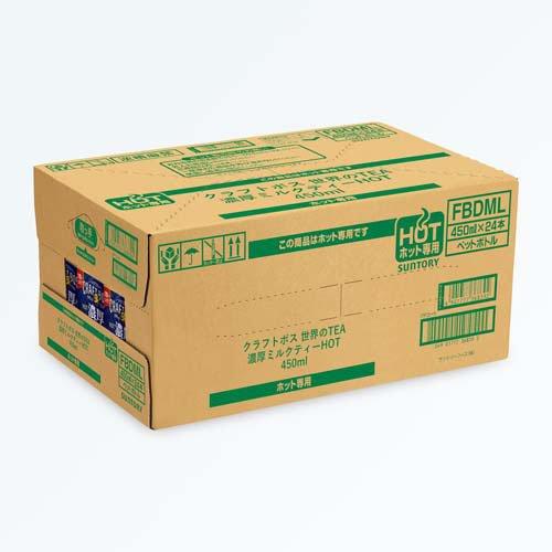 クラフトボス 濃厚ミルクティー ホット ( 450ml×24本入 )/ ボス BOSS