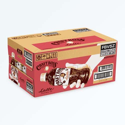 企画品)クラフトボス ラテ 20本+4本無料パック ( 500ml×24本入 )/ BOSS
