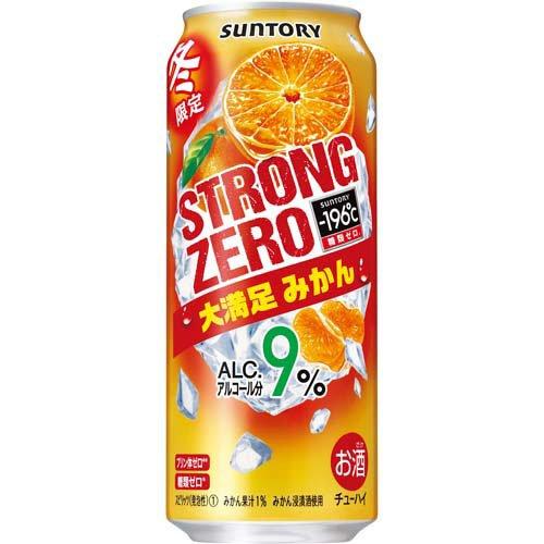 みかん 企画品)ー196度 ストロングゼロ 大満足みかん ( 500ml×24本 )/ -196度